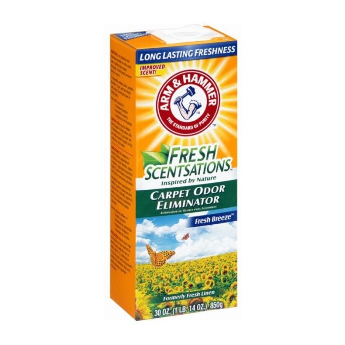 ARM&HAMMER Дезодорант-порошок для ковров Свежий бриз (Fresh Breeze), 850г